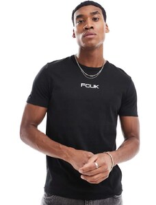 Urban Revivo soft high neck long sleeve top in black