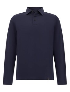 Boggi Milano logo-tag polo shirt Blue