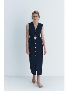 crushed velvet dress blue SHE'S ROYALTY VELVET ROMPER – AKIRA main image 1