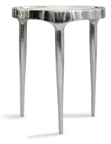 ZARA AGED METAL SIDE TABLE Black 52 x 30 x 30 cm - GLAMI.eco