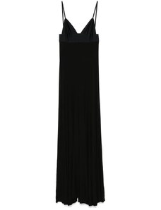 ZARA ZW COLLECTION PLEATED MIDI DRESS Black XS - GLAMI.eco