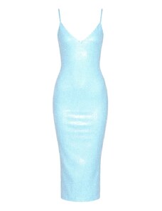 ZARA ZW COLLECTION LONG DENIM DRESS Blue XS - GLAMI.eco