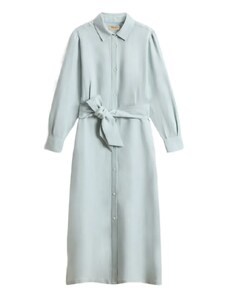 ZARA ZW COLLECTION EMBROIDERED SHIRT DRESS White XS - GLAMI.eco