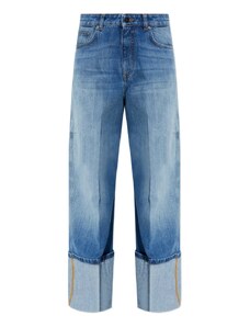 CHAMPION X ZARA STRIPED BAGGY FIT JEANS Blue 29 - GLAMI.eco