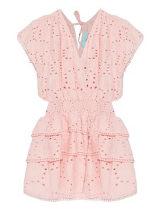 ZARA GINGHAM CHECK DRESS WITH BOWS Pink / White XS - GLAMI.eco