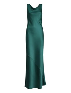 ZARA ZW COLLECTION LONG SATIN DRESS Dark navy XS - GLAMI.eco