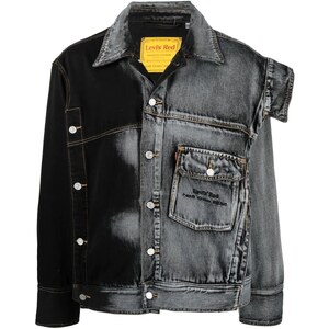 Feng Chen Wang x Levi's two-tone denim jacket - Black - GLAMI.eco