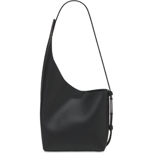 AESTHER EKME Demi Lune Smooth Leather Shoulder Bag