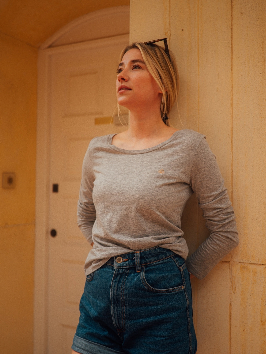 Zdravé tričko.cz Dámské tričko Harmony šedé