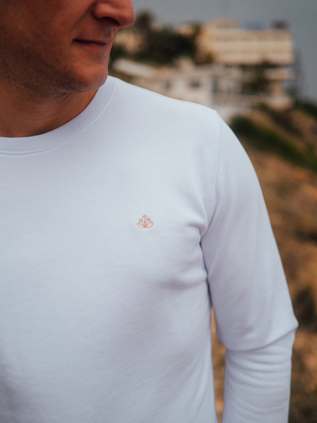 Zdravé tričko.cz Pánská mikina Core bílá