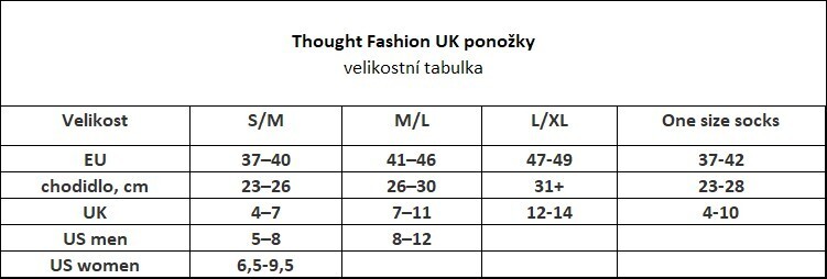 Thought Fashion UK Bambusové ponožky Peggie Floral pink 37-40