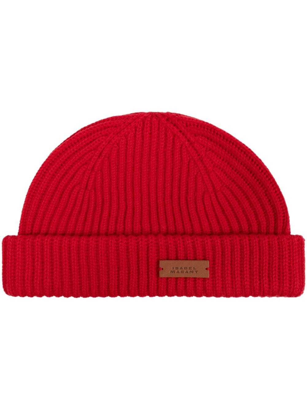 ISABEL MARANT Erina beanie - Red