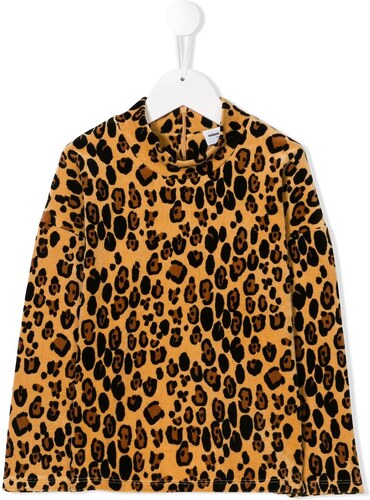 mini rodini leopard hoodie