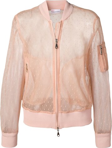 tulle bomber jacket