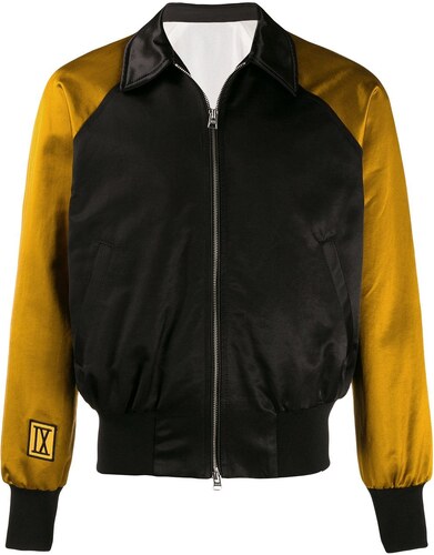 color block bomber jacket