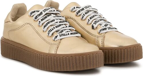 stella mccartney gold sneakers