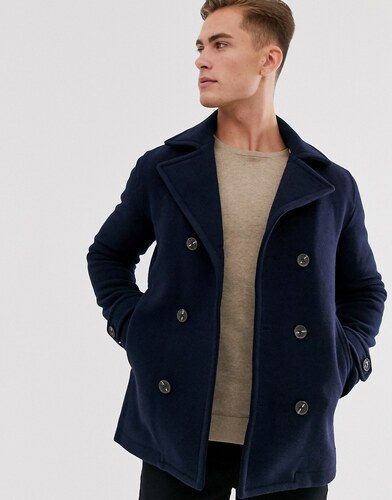 dark navy blue peacoat