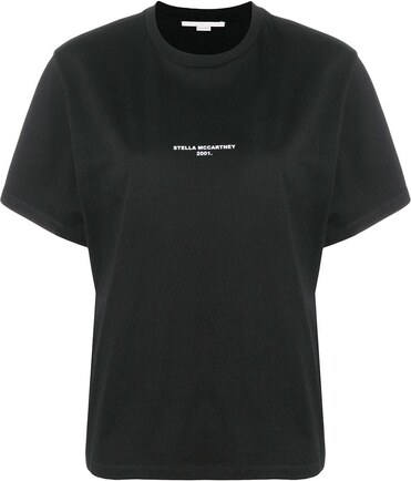 BLACK COTTON T-SHIRT - GLAMI.eco