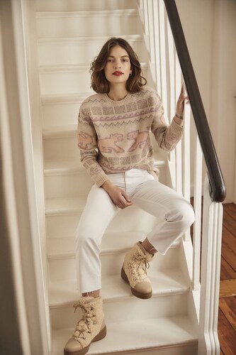 Achiy 'Puma Pastell' Inca Knit Sweater - GLAMI.eco
