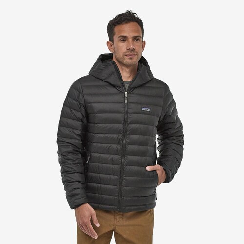 patagonia men's down sweater hoody black