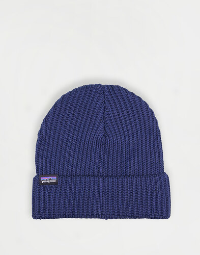 Rolled Beanie Navy Blue 