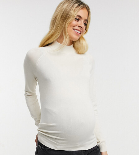 maternity polo neck jumper