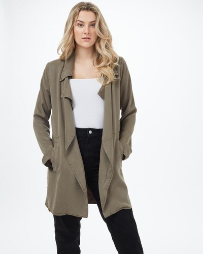 olive green light jacket