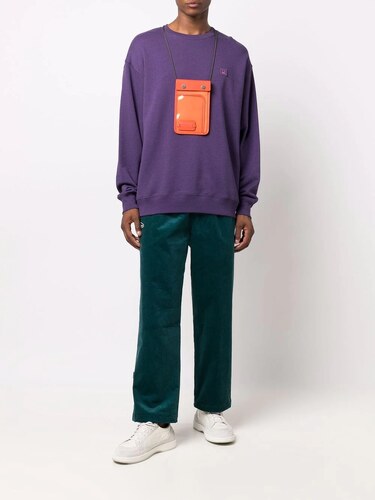 PUMA corduroy straight-leg trousers 