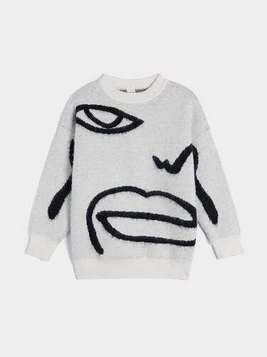 abstract sweater
