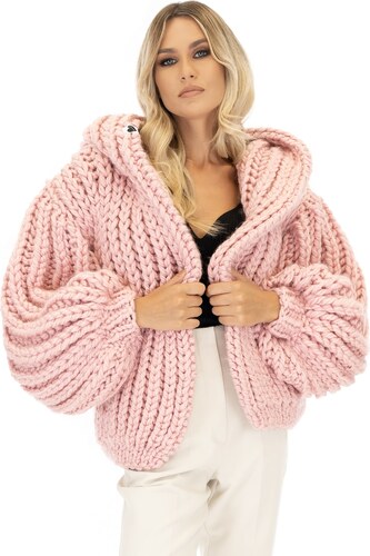 Mums Handmade Hooded Chunky Cardigan 