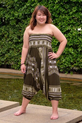 Green Thai Hippie Pants | HippiePants 