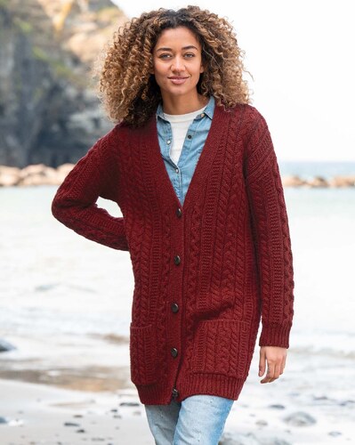 celtic and co boyfriend cardigan