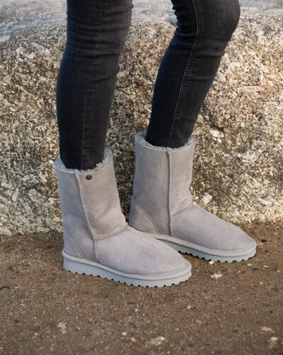 ladies grey boots size 3