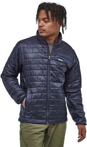 Patagonia Nano Puff Jacket - 100% Recycled Polyester, Classic Navy 