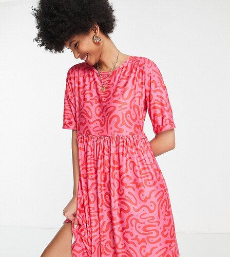 Urban Threads Tall oversized smock 