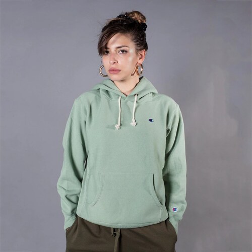 green champion sweatshirt women