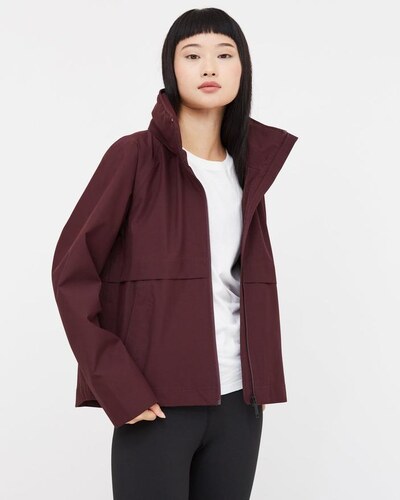 short rain jacket