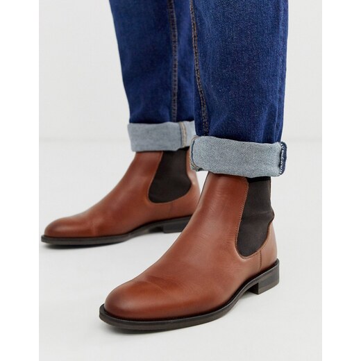 Homme chelsea boots tan-Brown - GLAMI.eco