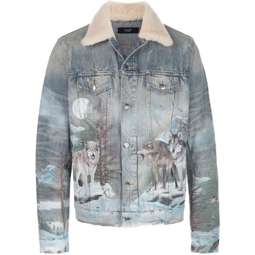 amiri wolf denim jacket