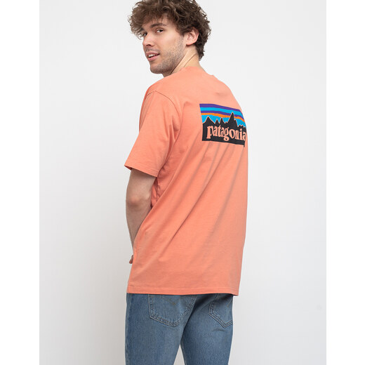 patagonia melon t shirt