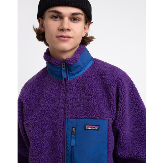 patagonia retro x jacket purple