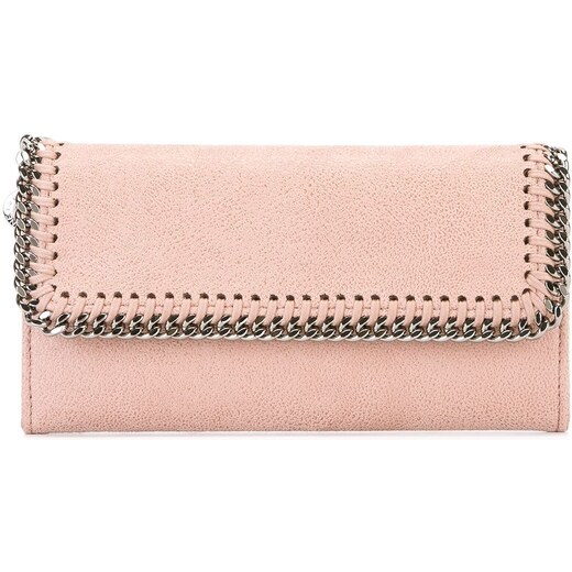 Bimba Y Lola Logo-lettering Leather Wallet in Pink