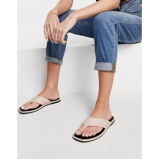 schuh Tracy flip flop sandals in beige-Neutral - GLAMI.eco