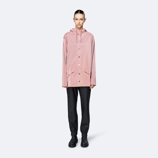 rains long jacket pink