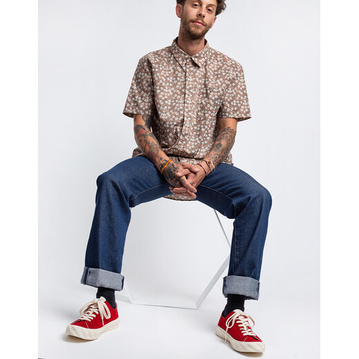 Shirt Floral Moss: Stingray Mauve 