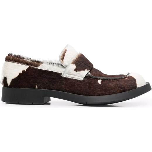 CamperLab MIL 1978 cow print loafers - Brown