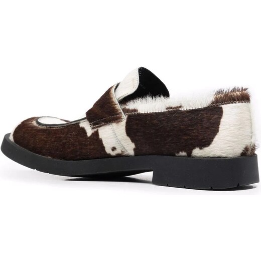 CamperLab MIL 1978 cow print loafers - Brown