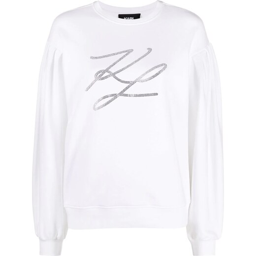 Karl Lagerfeld flocked-logo Sweatshirt - Farfetch