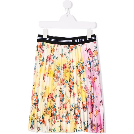 Msgm Kids mini jogging skirt with logo