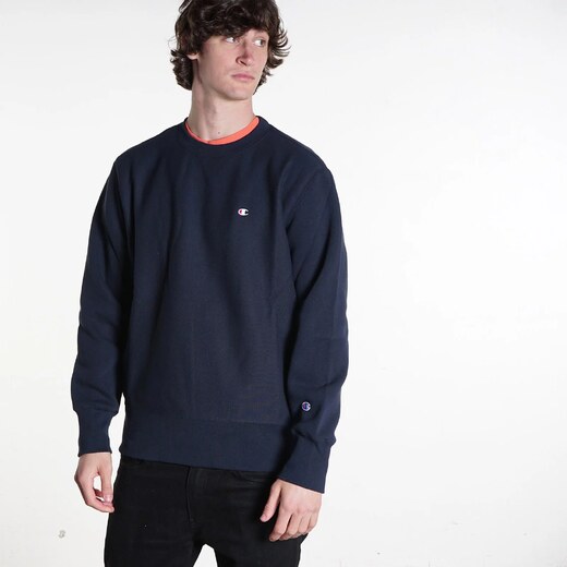 champion reverse weave crewneck navy